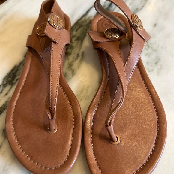 Tory Burch Minnie Leather sandals 6.5M - Picture 2 of 5